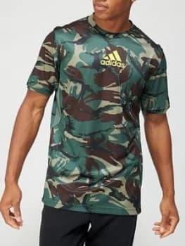 adidas GT1 T-Shirt - Camo Size M Men