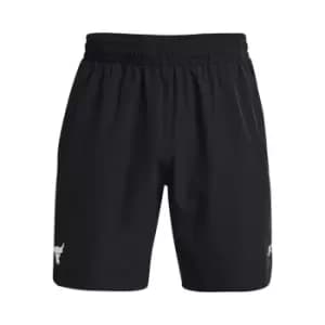 Under Armour Project Rock Woven Shorts Mens - Black