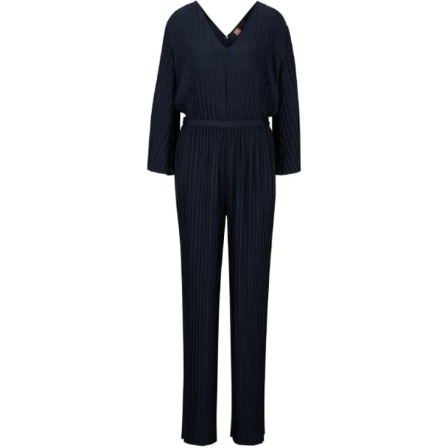 Boss Womens Edacria Jumpsuit Blue female 8 (S)