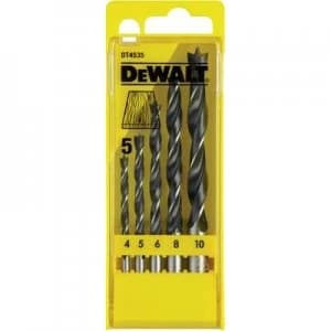 DEWALT DT4535-QZ Wood twist drill bit set 5 Piece 5 pcs
