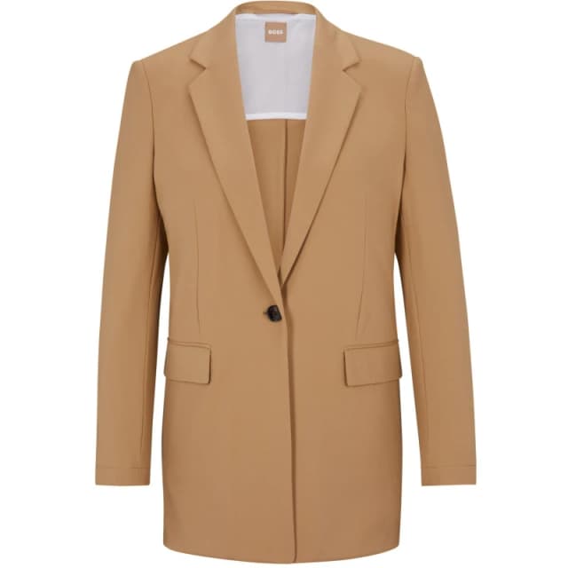 Boss Womens Jexotta Blazer Medium Beige female 4 (XXS)