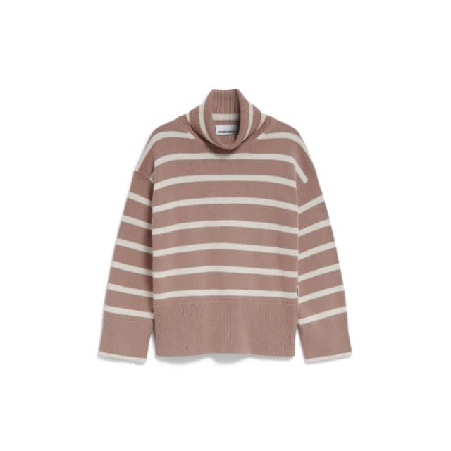 ARMEDANGELS Womens sweater ARMEDANGELS Chanaa Stripes Marron Female L