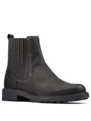 Clarks Orinoco2 Chelsea Ankle Boot, Black, Size 3, Women