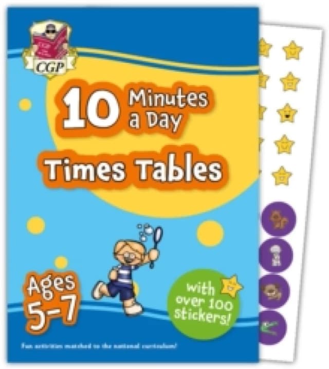 10 Minutes a Day Times Tables for Ages 5-7 (with over 100 stickers) Paperback / softback