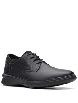 Clarks Donaway Plain Shoes - Black, Size 10, Men