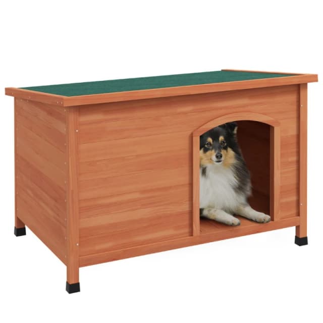 PawHut Wooden Dog Kennel with Removable Floor, Openable Roof - Pawhut 5056725503932