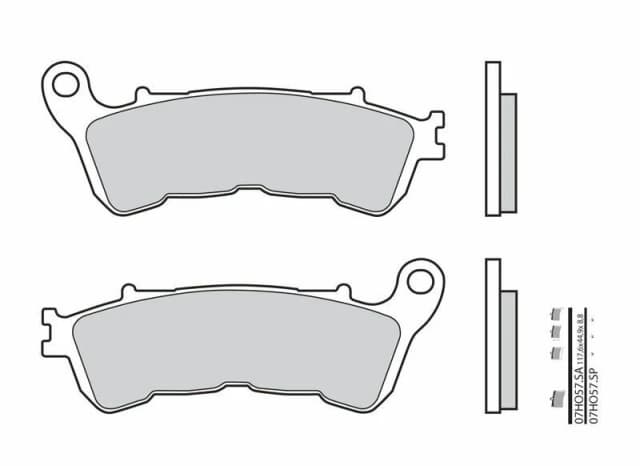 Brembo S.p.A. Street Sintered Metal Brake pads - 07HO57SA