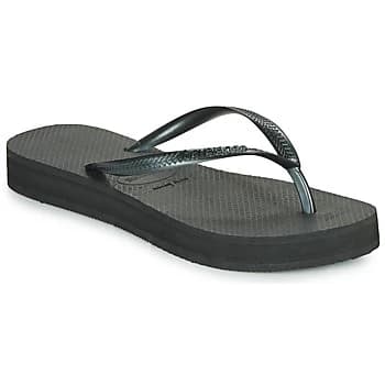 Havaianas SLIM FLATFORM womens Flip flops / Sandals (Shoes) in Black / 3,4 / 5,39 / 40,7.5,1 / 2 kid,5,7.5,8,3 / 4,6 / 7