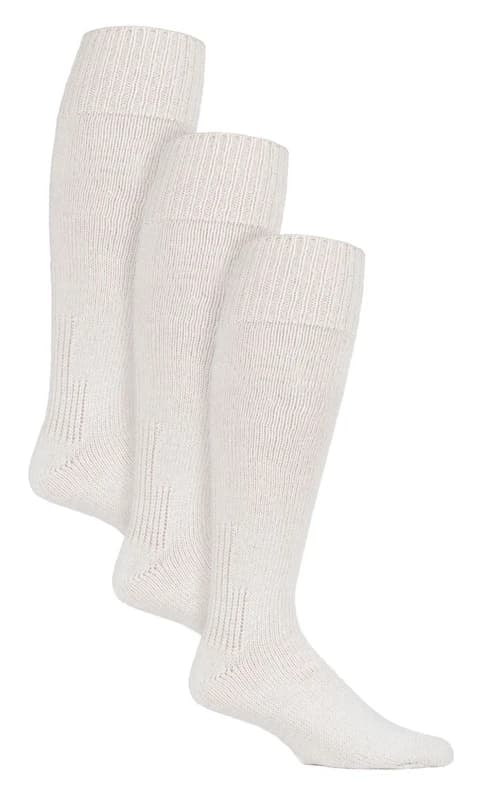 Country Pursuit Country Pursuit - Mens 3 Pack Angling Boot Socks - Cream