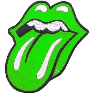 The Rolling Stones - Classic Tongue Green Standard Patch