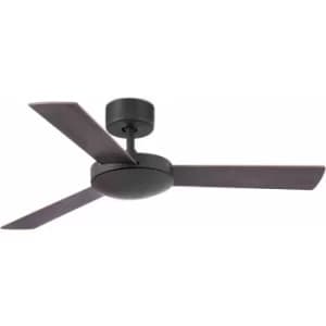 Faro Mini Small Ceiling Fan Without Light Dark Brown, Cherry Wood