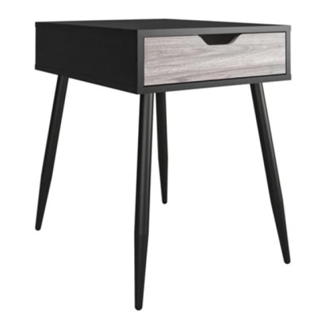 Dorel Copley End Table Black Oak, Brown 4191335COMQEUK