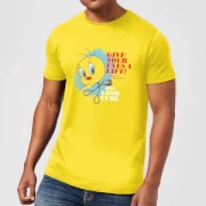 Looney Tunes ACME Lash Curler Mens T-Shirt - Yellow - L - Yellow