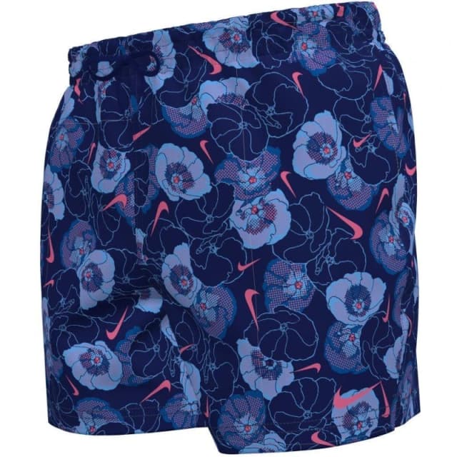 Nike Poppy Floral Mens 5 Volley Short Midnight Navy male S