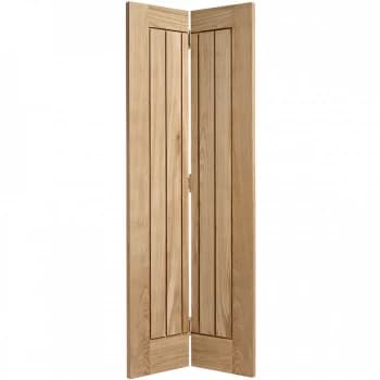 LPD Mexicano Fully Finished Oak Internal Bi-fold Door - 1981mm x 762mm (78 inch x 30 inch)