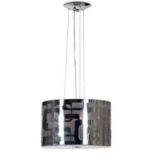 Sixti Cylindrical Pendant Ceiling Light Chrome