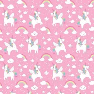 Sass & Belle Rainbow Unicorn Wrapping Paper