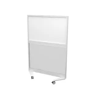 Tc Mobile Type 4 Fully Glazed Screen White Frame - 800W x 1800H
