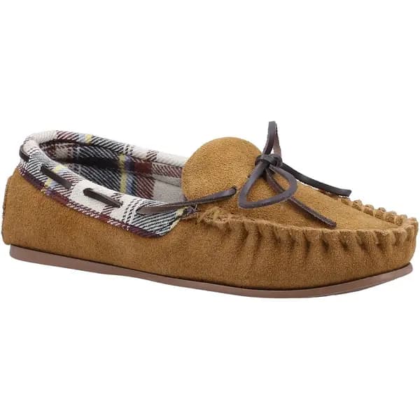Cotswold Womens Chatsworth Slip On Moccasin Loafer Slippers - UK 3