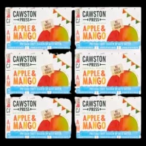 Cawston Press Apple & Mango Fruit Water 200ml 6 Packs x 3 Cartons