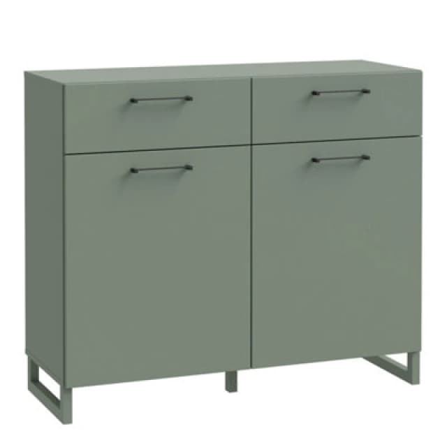 Furniture To Go Sali 2 Door 2 Drawer Chest In Sage Green