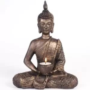 Sitting Thai Buddha Tealight Holder