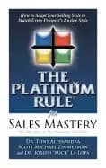 platinum rule for sales mastery hardback book