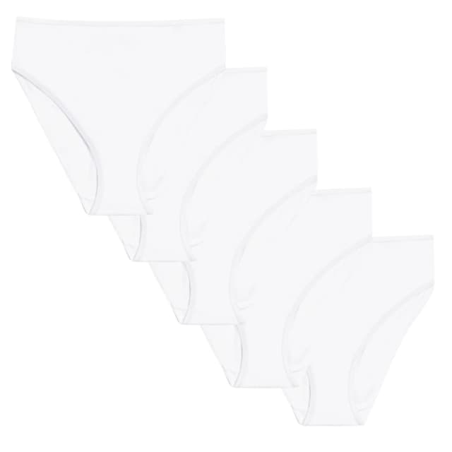 Be You Pack High Leg Briefs - White White 10