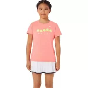 Asics Tennis Graphic Jnr Tee - Pink