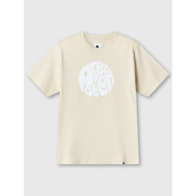 Pretty Green Mens Gillespie Logo Regular Fit T-Shirt Greystone male Small