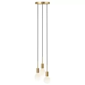 Paco Cluster Pendant Ceiling Light Brass, E27