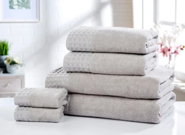 Rapport Home Retreat Pure Cotton Face Towel Silver