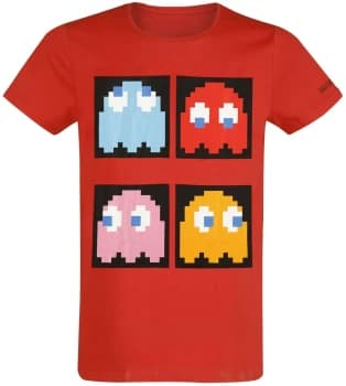 Pac Man Pac Man - 4 Ghosts T-Shirt red