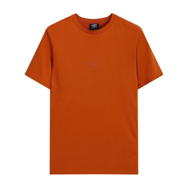 Umbro Umbro Men Relaxed Fit T-Shirt in Amber Size: large Amber L Male 5063750844602