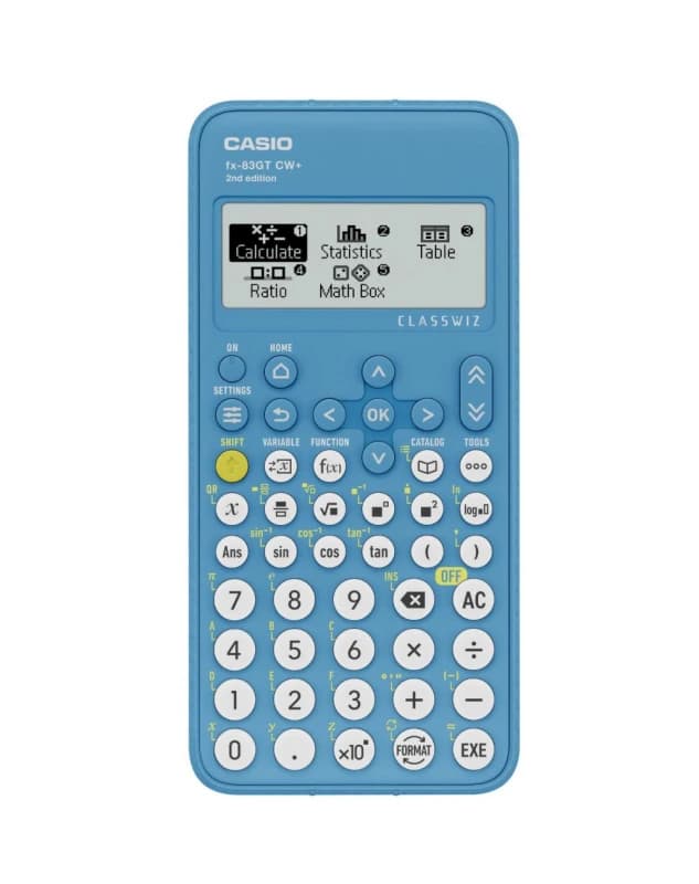 Casio FX-83GTCW+ Scientific Calculator Blue