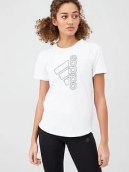 Adidas Tech Bos T-Shirt - White