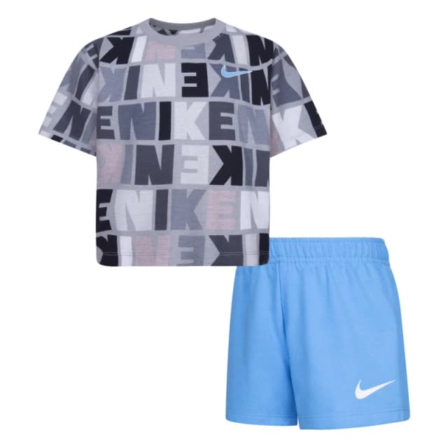 Nike Logo Top and Shorts Set Infants - Multi Multi 2 - 3 Years