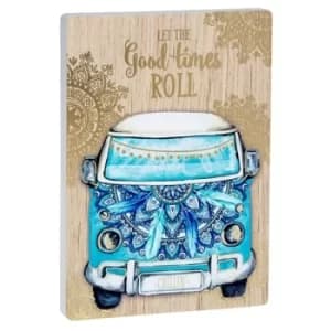 Kombi Oblong Plaque Good Times