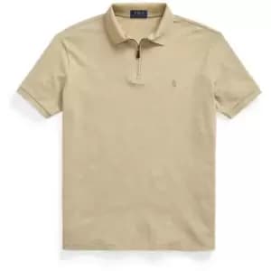 POLO RALPH LAUREN Polo Ralph Lauren Mesh Zip Polo Mens - Cream
