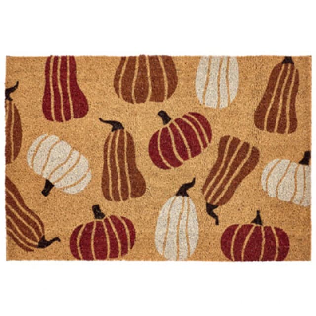 Beliani Doormat Pandin Multicolour 60 X 90 Cm Pumpkin Coir