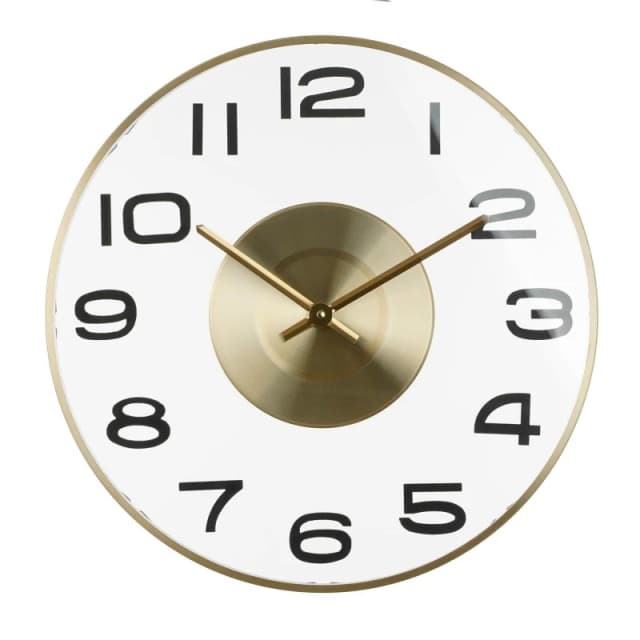 Mica Henny wall clock Gold unisex w4,5xd40cm