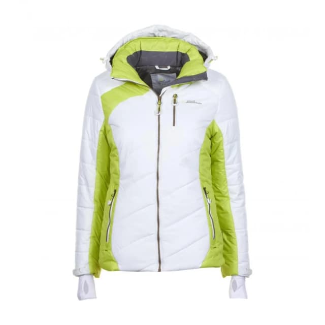 Peak Mountain Womens ski jacket Peak Mountain Acilorg Blanc Female XL
