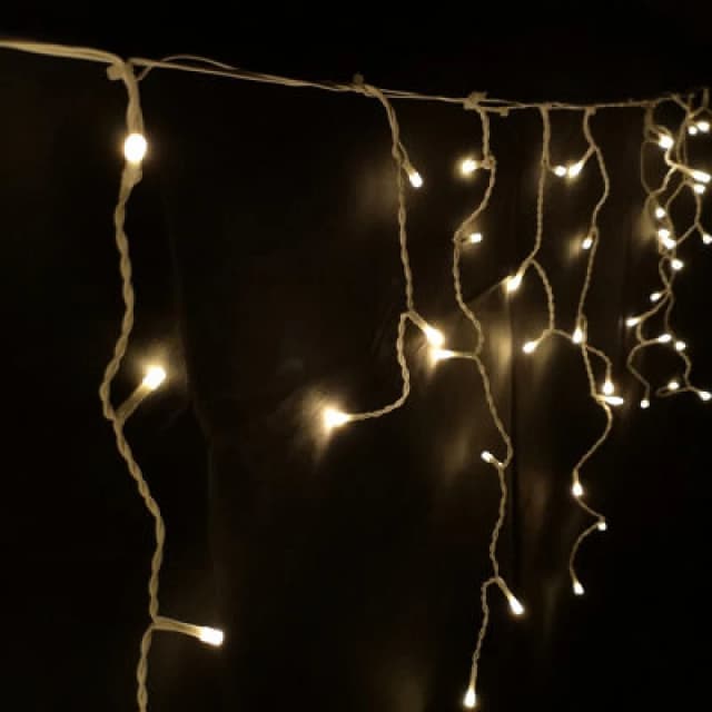 Samuel Alexander 7.5M 300 LED Frosted Iciclebrights Christmas String Lights In Warm White