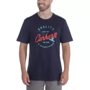 Carhartt Mens Southern Lightweight Relaxed Fit T Shirt L - Chest 42-44' (107-112cm)