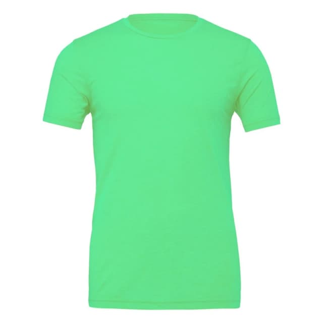 Bella + Canvas Mens Jersey Crew Neck T-Shirt in Bright Green Size: XS Bright Green Male XS