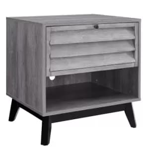 Dorel Vaughn Accent Table - Grey Oak