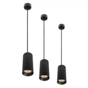 Larissa Lighting - Larissa Laki Ceiling Pendant Light 1x GU10 Black