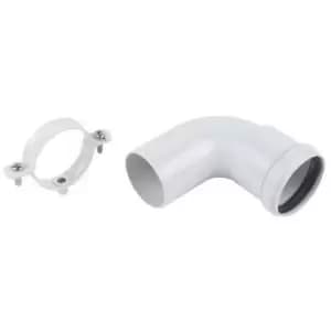 Vaillant 90°° Flue Elbow, (Dia)100mm