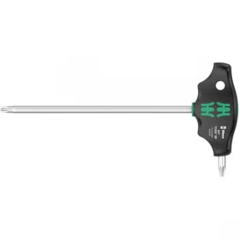 Wera 05023379001 467 TORX HF T-Handle Screwdriver - HF TX 40 x 200mm