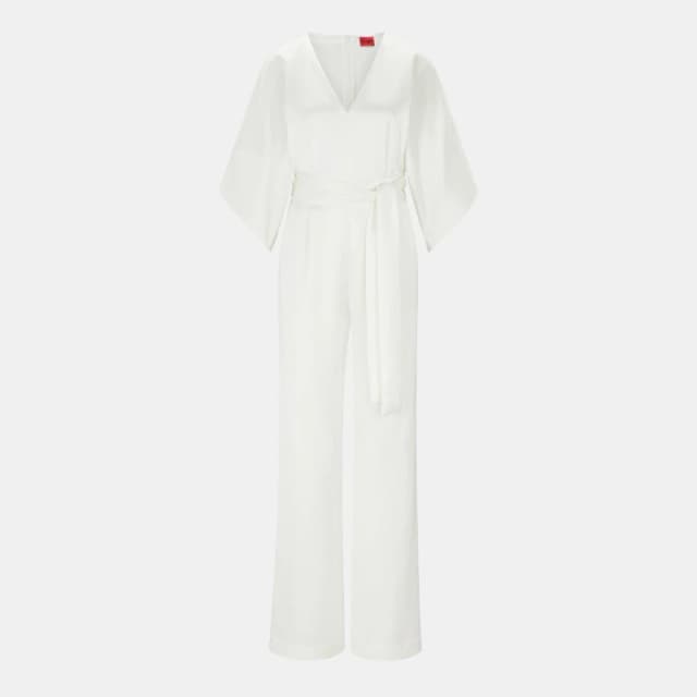 Hugo Womens Kalaisa Jumpsuit Natural female 8 (S)